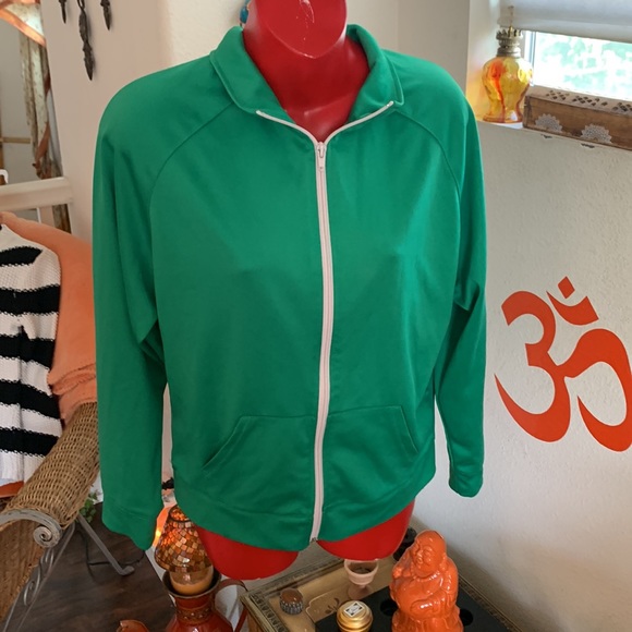 Green Jamaican emblem, zipper down jacket - Picture 3 of 3